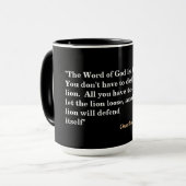  Charles Spurgeon Quote On The Word Of God Tasse (Vorderseite Links)