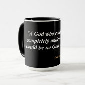 Charles Spurgeon Quote On Understanding God Tasse (Vorderseite Links)