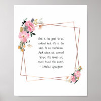 Charles Spurgeon Zitat Print