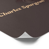 Charles Spurgeon Zitat über den größten Feind Poster (Ecke)