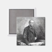 Charles Stewart Parnell Magnet (Vorderseite/Rückseite)
