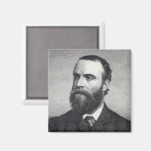 Charles Stewart Parnell Magnet (Vorderseite/Rückseite)
