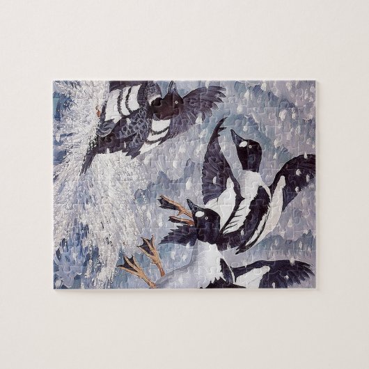 Charles Tunnicliffe Goldeneyes-Enten Puzzle (Horizontal)