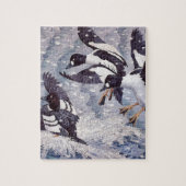 Charles Tunnicliffe Goldeneyes-Enten Puzzle (Vertikal)