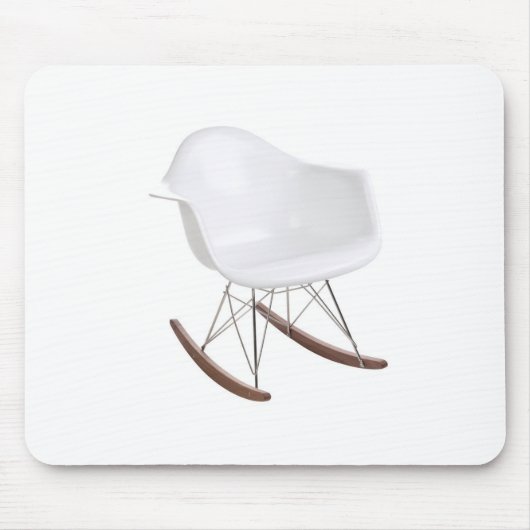 Charles-u. Strahl Eames Muschel-Eiffelschwingstuhl Mousepad (Vorne)