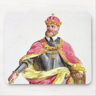 Charles V (1500-58) von 'Receuil DES Estampes, Mousepad