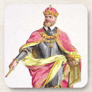 Charles V (1500-58) von 'Receuil DES Estampes, Untersetzer