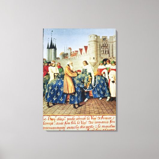 Charles V, der Kaiser Charles IV. Leinwanddruck (Vorderseite)