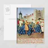 Charles V, der Kaiser Charles IV. Postkarte (Vorne/Hinten)