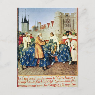 Charles V, der Kaiser Charles IV. Postkarte