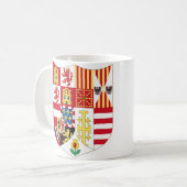 Charles V Heiliger Römischer Kaiser Kaffeetasse (Vorderseite Links)