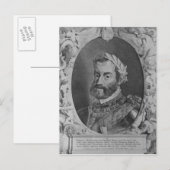 Charles V., Heiliger römischer Kaiser Postkarte (Vorne/Hinten)