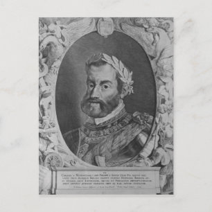 Charles V., Heiliger römischer Kaiser Postkarte
