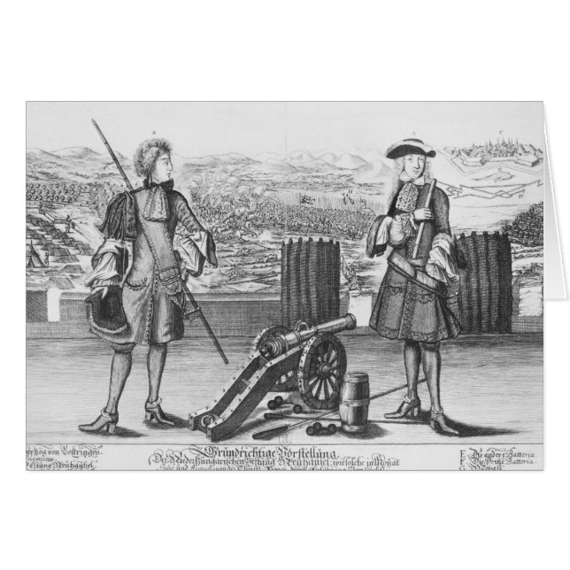 Charles V, Herzog von Lothringen und Bar, mit (Vorderseite (Horizontal))