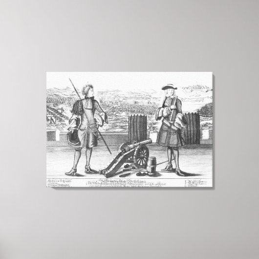 Charles V, Herzog von Lothringen und Bar, mit Leinwanddruck (Vorderseite)