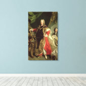 Charles VI. , Heiliger römischer Kaiser mit Leinwanddruck (Insitu (Holzboden))