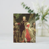 Charles VI. , Heiliger römischer Kaiser mit Postkarte (Stehend Vorderseite)