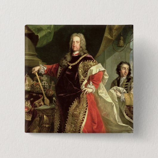 Charles VI, heiliges Tragen des römischen Kaisers Button (Vorderseite)