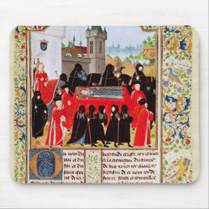 Charles VI von Frankreichs Begräbnis Mousepad