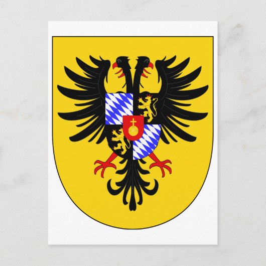 Charles VII Arms Kaisermatte Heiliger Römischer Ka Postkarte (Vorderseite)