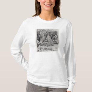 Charles VII und Jeanne d'Arc an der Belagerung von T-Shirt