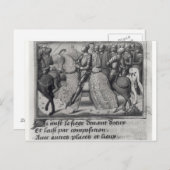 Charles VII und Joan von Arc bei der Belagerung vo Postkarte (Vorne/Hinten)