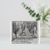 Charles VII und Joan von Arc bei der Belagerung vo Postkarte (Stehend Vorderseite)