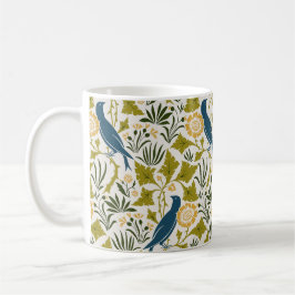 Charles Voysey Unter den Blätter mit Bluebirds Kaffeetasse