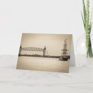 Charles W. Morgan 38. Voyage Grußkarte Karte