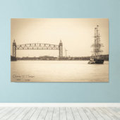 Charles W. Morgan 38. Voyage Leinwanddruck (Insitu (Holzboden))