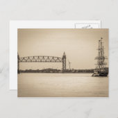 Charles W. Morgan 38. Voyage Postcard Postkarte (Vorne/Hinten)