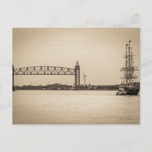 Charles W. Morgan 38. Voyage Postcard Postkarte (Vorderseite)