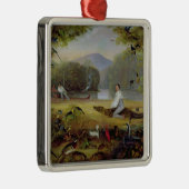 Charles Waterton, der einen Kaiman, 1825-26 Silbernes Ornament (Rechts)