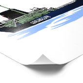 Charles White Cliffs - Farben für den Seefrachter Fotodruck (Ecke)