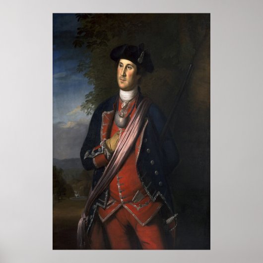 Charles Willson Peale / George Washington - 1772 / Poster (Vorne)