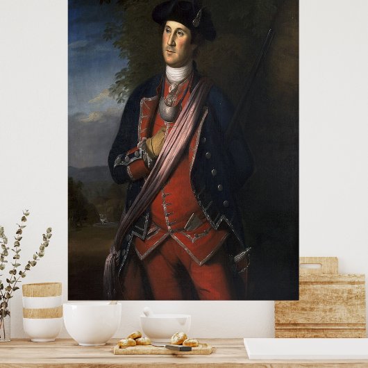 Charles Willson Peale / George Washington - 1772 / Poster (Küche)