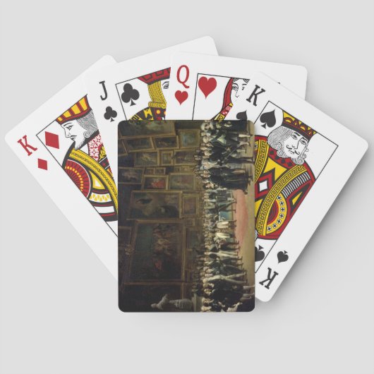 Charles X presenting in der Awards Spielkarten (Rückseite)