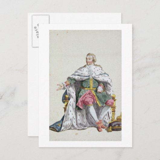 Charles XII (1682-1718) König von Schweden von 'Re Postkarte (Vorne/Hinten)