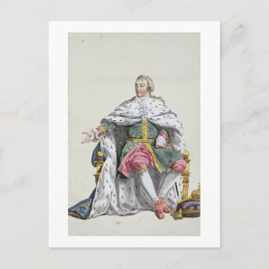 Charles XII (1682-1718) König von Schweden von 'Re Postkarte (Vorderseite)
