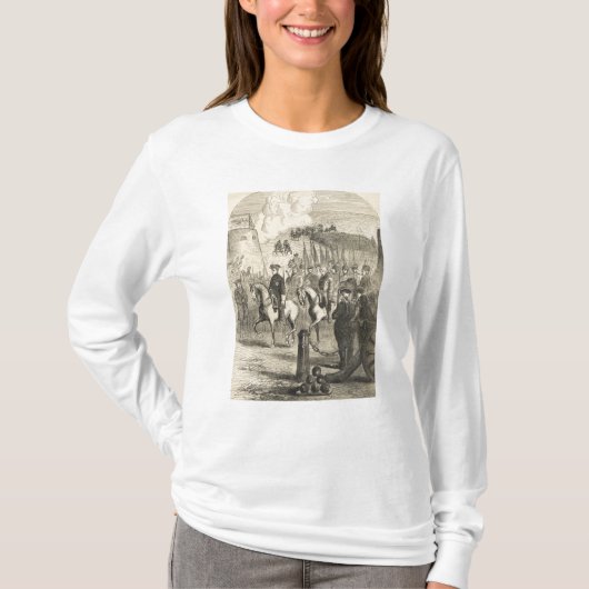 Charles XII von Schweden Kopenhagen betretend T-Shirt (Vorderseite)