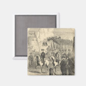 Charles XII von Schweden nach Kopenhagen Magnet (Vorderseite/Rückseite)