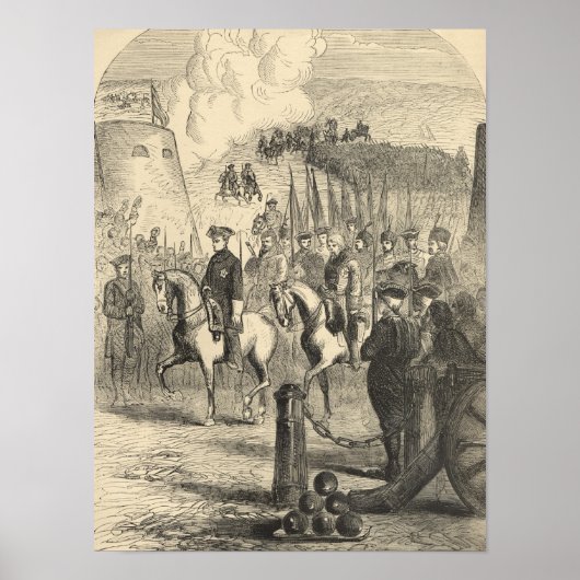 Charles XII von Schweden nach Kopenhagen Poster (Vorne)