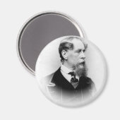 CharlesDickens Magnet (Vorderseite/Rückseite)