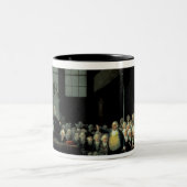 Charlesjames Fox, der das Haus adressiert Zweifarbige Tasse (Mittel)