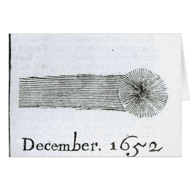 Charless Komet, im Dezember 1652 (Vorderseite (Horizontal))