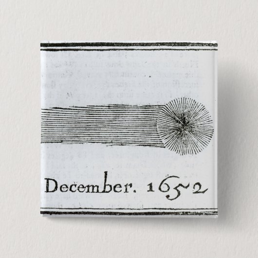 Charless Komet, im Dezember 1652 Button (Vorderseite)
