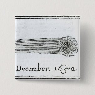 Charless Komet, im Dezember 1652 Button
