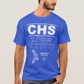 Charleston AFB / Internationaler Flughafen CHS T - T-Shirt (Vorderseite)