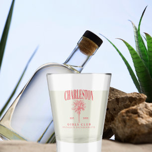 Charleston Bachelorette Custom Luxury Social Club Schnapsglas