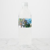Charleston Bachelorette Wasserflasche Wasserflaschenetikett (Vorderseite)